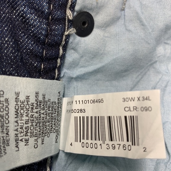 Warehouse One Athletic Fit Jeans Size 30 W x 34 L NWT - Picture 12 of 15